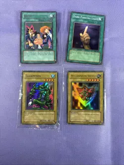 4 Cards #MP1-001 Millennium Shield, Dark-piercing, Unity And Takrminos Cards L3 - Image 1
