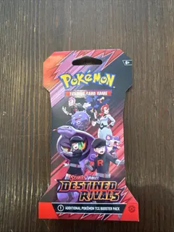 Pokemon Scarlet & Violet Destined Rivals Booster Pack Factory Sealed 10 Cards - Image 1