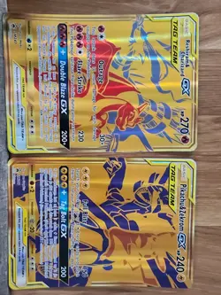 Lot Of 7 JUMBO Pokemon Cards NM TO DMG NO DUPLICATES - Image 1