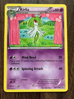 Kirlia 60/113 - 2013 Pokemon Legendary Treasures Uncommon Card - CLEAN NM - Image 1