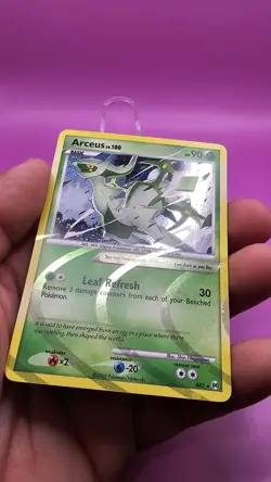 Pokemon Platinum Arceus AR2 Card Holofoil Rare Arceus LP 💚 - Image 5