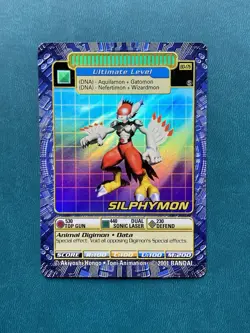BO-176S Silphymon Holo Foil Digimon Card Digi-Battle Series 4 2001 Bandai LP - Image 1