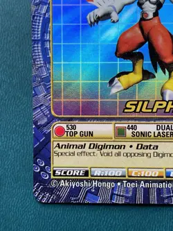 BO-176S Silphymon Holo Foil Digimon Card Digi-Battle Series 4 2001 Bandai LP - Image 5