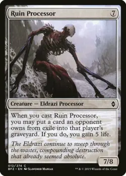 RUIN PROCESSOR X 4 N/M- BATTLE FOR ZENDIKAR MAGIC THE GATHERING - Image 1