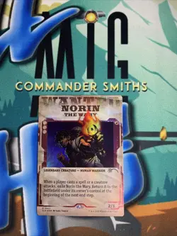 1x Norin the Wary ✨ FLIP Borderless FOIL ✨ MTG Near Mint NM Secret Lair 827 - Image 1