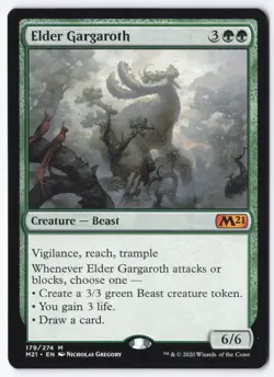 Elder Gargaroth M Core Set 2021 179 NM - Image 1