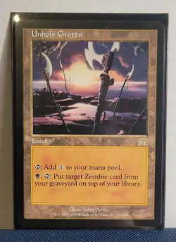 Unholy Grotto - Onslaught - NM - Magic the Gathering - Image 1