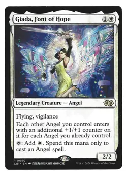 Magic The Gathering- Giada, Font of Hope, (J25) Anime #060 Rare NM - Image 1