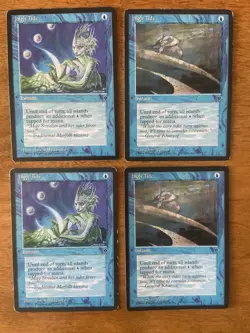 High Tide X (4) Fallen Empires MTG LP Playset - Image 1