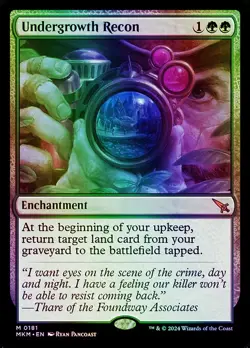 Undergrowth Recon Murders at Karlov Manor NM MTG Foil - Image 1