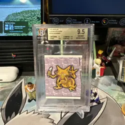 1998 Pokemon Merlin Album Stickers #218 Kadabra BGS 9.5 - Image 1