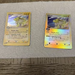 Pokemon TCG Jolteon Holo EX Sandstorm 2003 #6/10 Swirl. - Image 1