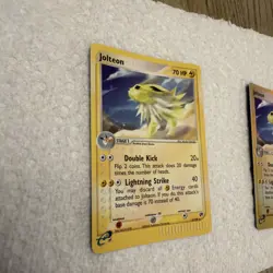 Pokemon TCG Jolteon Holo EX Sandstorm 2003 #6/10 Swirl. - Image 3