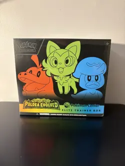 Pokemon Paldea Evolved Elite Trainer Box Pokemon Center Exclusive - SEALED #1 - Image 1