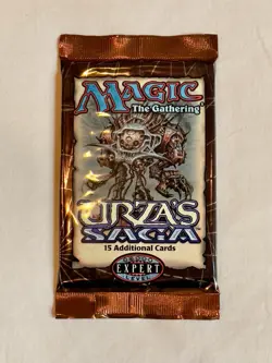 Magic The Gathering Urza's Saga Booster Sealed 1998 Wizards Of The Coast - Image 1