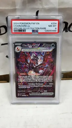 2024 CHARIZARD EX SIR SPECIAL ILLUSTRATION RARE PALDEAN FATES POKEMON PSA 8 #234 - Image 2