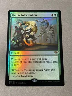 FOIL Heroic Intervention ~ PACKFRESH ~ Commander Masters ~ Free Shipping!!! - Image 1