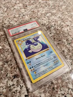 Pokemon WotC Base English DEWGONG 25/102 1st Edition PSA 8 NM-MT - Image 2