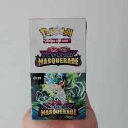 Pokemon Tech Scarlet and Violet Twilight Masquerade half Booster Box 18 Packs - Image 1