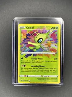 Pokemon TCG: Celebi 009/185 (Vivid Voltage) Amazing Rare - Near Mint - Image 1