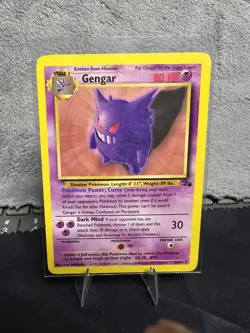 Pokemon TCG Gengar 20/62 Fossil Non Holo - LP - Image 1