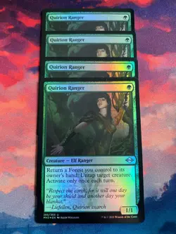 MTG Modern Horizons 2 Quirion Ranger Foil x 4 - Image 1