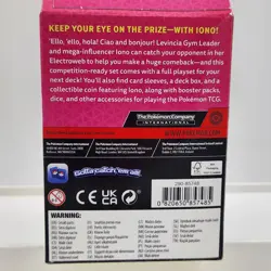 Pokemon TCG Iono Premium Tournament Collection Box, Factory Sealed, Cards Coin - Image 4
