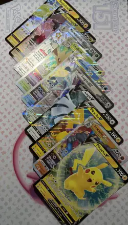 Pokemon Jumbo Card Lot - 10 Oversized Promos V/VSTAR/EX LP Bundle - Holo - Image 1