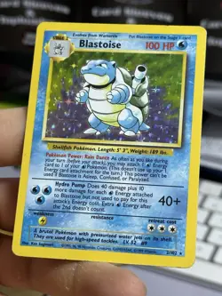 Blastoise 2/102 Base Set 1999 Holo Rare WOTC Pokemon Card TCG - Image 4