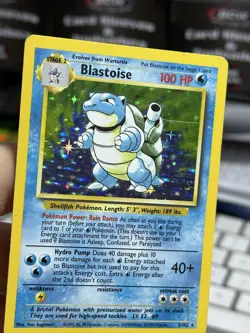 Blastoise 2/102 Base Set 1999 Holo Rare WOTC Pokemon Card TCG - Image 5