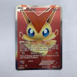 Pokemon TCG Victini Holo Full Art Ultra Rare Card Noble Victories 98/101 - Image 1