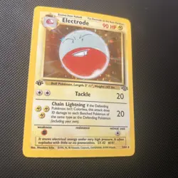 1999 Pokemon ELECTRODE Jungle Set 1ST EDITION HOLO Foil Rare Card 2/64 WotC LP - Image 3