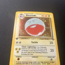 1999 Pokemon ELECTRODE Jungle Set 1ST EDITION HOLO Foil Rare Card 2/64 WotC LP - Image 4
