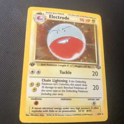1999 Pokemon ELECTRODE Jungle Set 1ST EDITION HOLO Foil Rare Card 2/64 WotC LP - Image 5