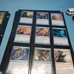 Old Vintage Magic Gathering Binder Sleeves 180 Cards Collection MTG - Image 4