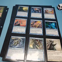 Old Vintage Magic Gathering Binder Sleeves 180 Cards Collection MTG - Image 5