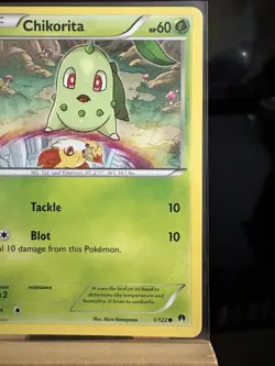 CHIKORITA - 1/122 Breakpoint NM/LP - Regular Common - Pokemon TCG Card - Image 3