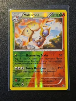Volcarona 15/114 Pokemon TCG Card XY Steam Siege Rare Reverse Holo Foil - Image 1