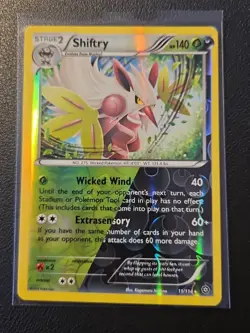 Shiftry 11/114 Pokemon TCG Card XY Steam Siege Rare Reverse Holo Foil - Image 1