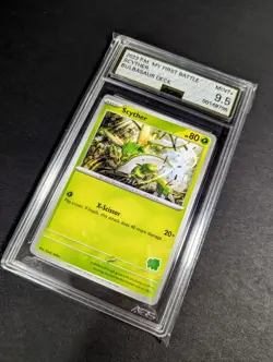 AGS 9.5 MINT+ Scyther - My First Battle-Bulbasaur Deck 2023 Pokemon Card Graded - Image 4