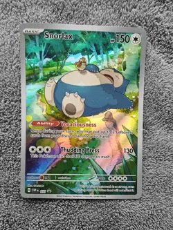 Snorlax SVP EN 051 Black Star Promo Scarlet & Violet Pokemon 151 Card - Image 1