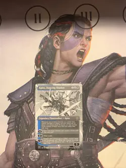 MTG Kaito, Dancing Shadow (Borderless) | NM | Phyrexia: All Will Be One (ONE) - Image 1