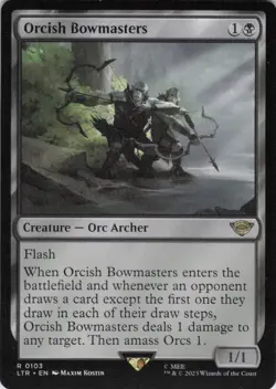 MTG Orcish Bowmasters (103) | NM | Lord of the Rings {LTR} - Image 1