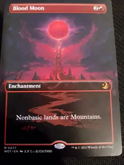 Blood Moon - Wilds of Eldraine: Enchanting Tales ANIME (M/NM) - MTG - Image 1