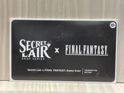 Magic the Gathering MTG Secret Lair X Final Fantasy: Rainbow Foil Game Over - Image 1