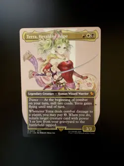 MTG Final Fantasy English Terra, Herald of Hope Borderless 0204 Non-Foil - Image 1