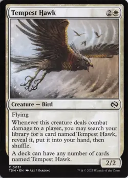 Tempest Hawk, #31, TDM, Reg, C - NM - Image 1