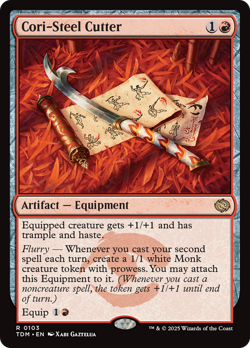 Cori-Steel Cutter (TDM 103) Near Mint Foil - MTG single - Image 1