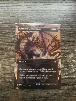 Kindred Dominance (Borderless) Commander Masters Regular - Image 1