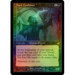 Foil Dark Confidant (retro Frame) M/NM Magic MTG Ravnica Remastered - Image 1